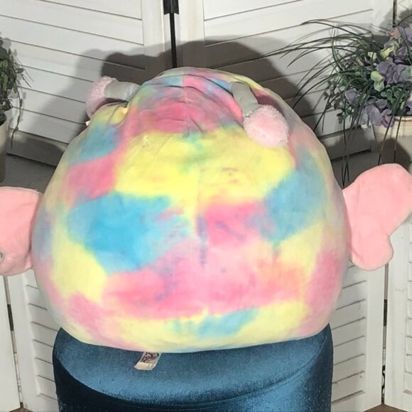 Squishmallows Wren Butterfly Pillow Plush Stuffed Toy Rainbow Tie-Dye Multicolor - Picture 8 of 15